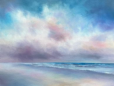 Shoreline Clouds 12x16