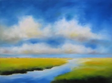 contemporary coastal paintings, north Carolina artist Nancy Hughes Miller original oil paintings