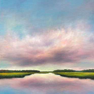 Contemporary Coastal Landscape Oil Paintings by NC Artist Nancy Hughes Miller