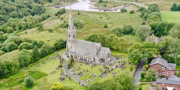 drone survey aerial commercial healthcare leisure education school building retail church