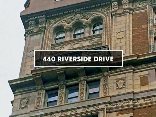 Facade of 440 Riverside Drive building.