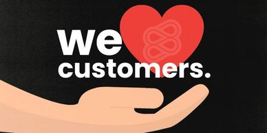 Customer service logo