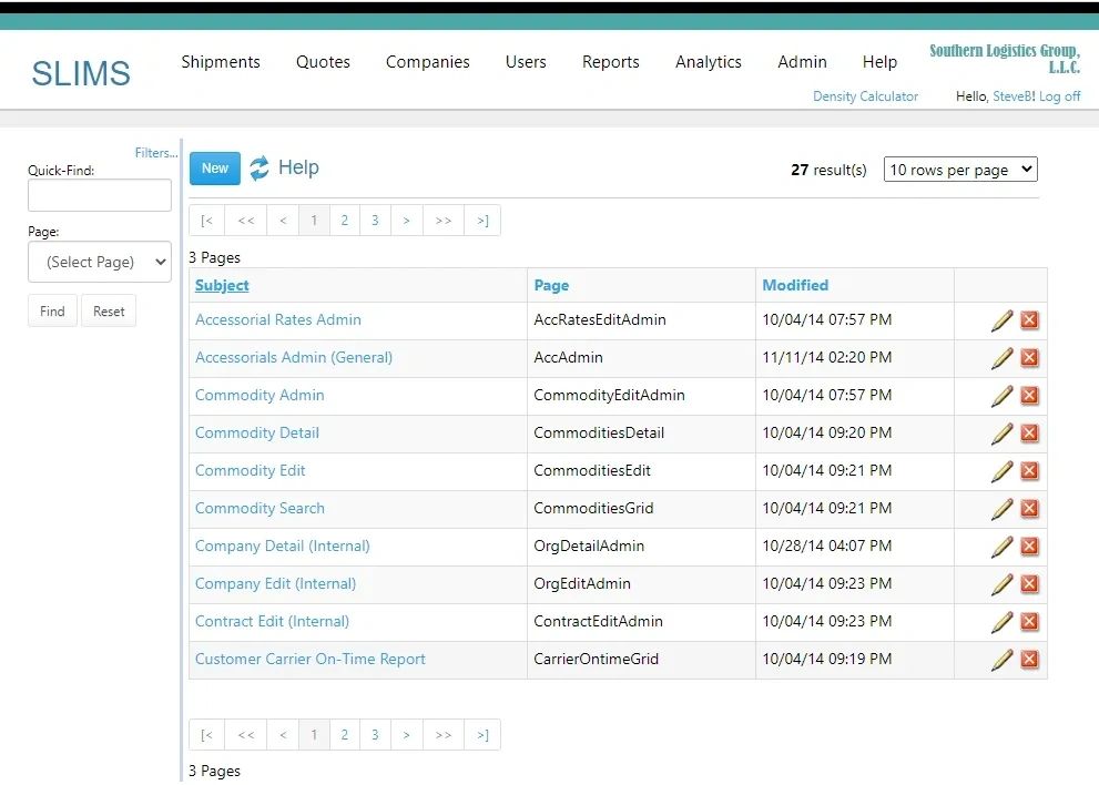 This is our Free LTL Quoting and Shipping software by or Free TMS (Transportation Mgt. software).