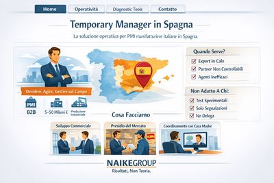 Temporary Manager in Spagna NAIKEGROUP