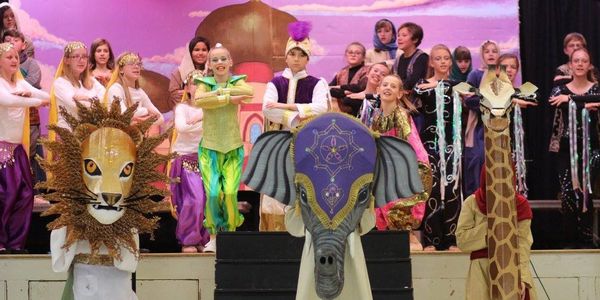 Ridgecrest Musical Enrichment Society (RMES) photo from Aladdin KIDS. 