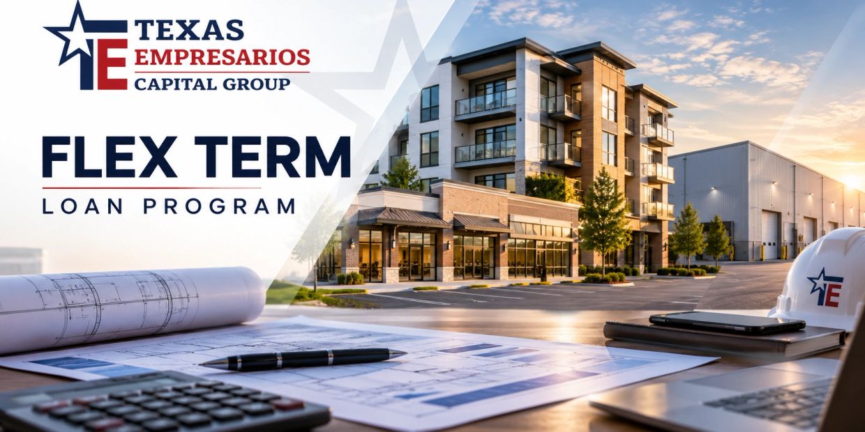 Texas Empresarios Capital Group Flex Term Loan Program advertisement.
