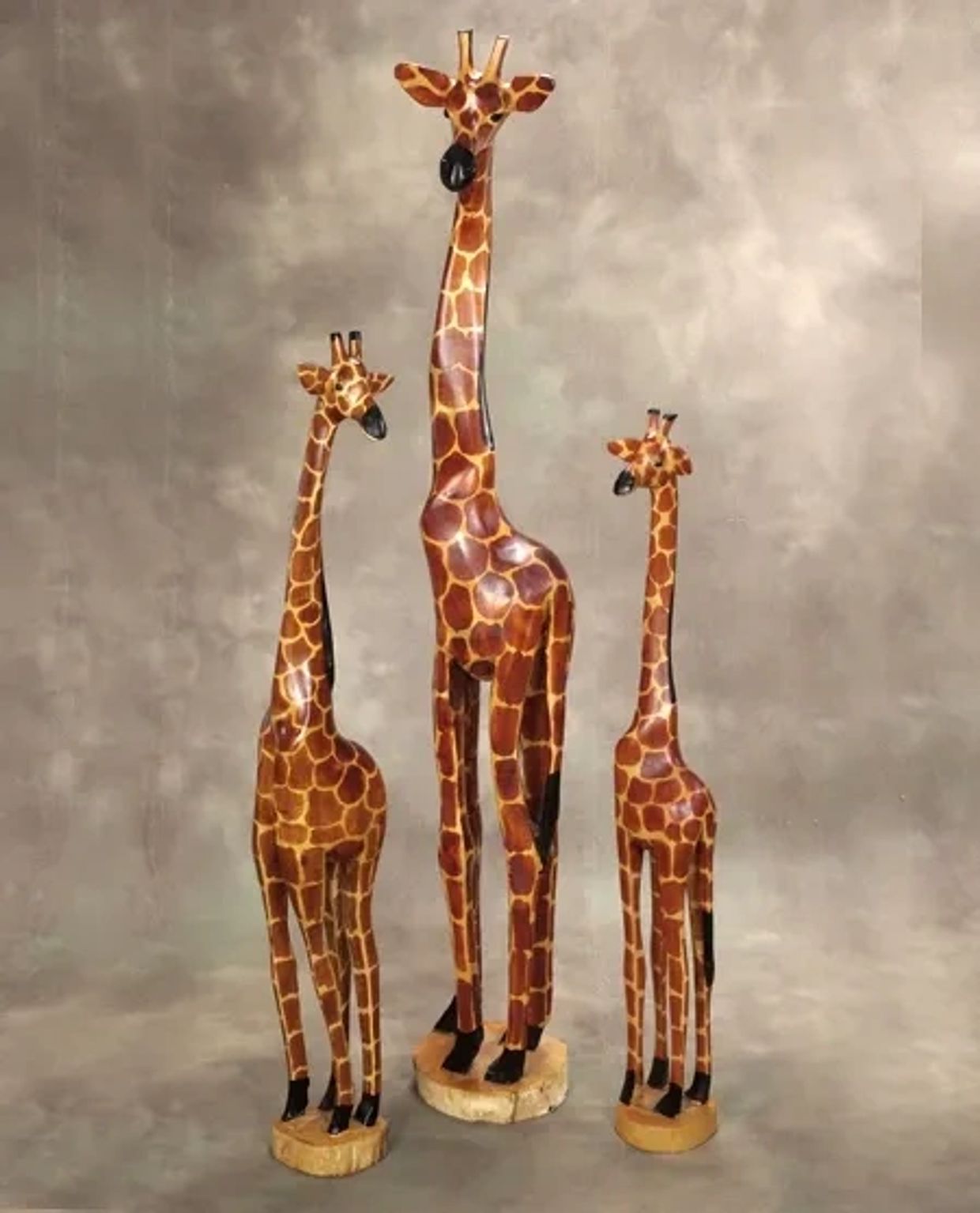 Houten Giraffe voor Woonaccessoires