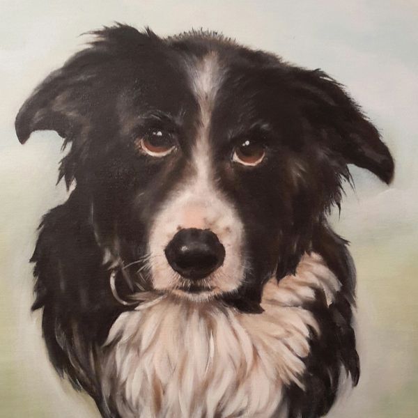 dog painting