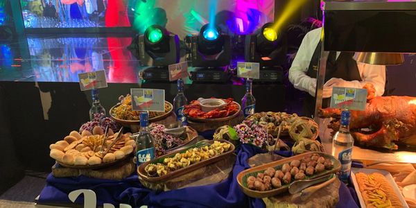 Chef Laudico Catering set up 