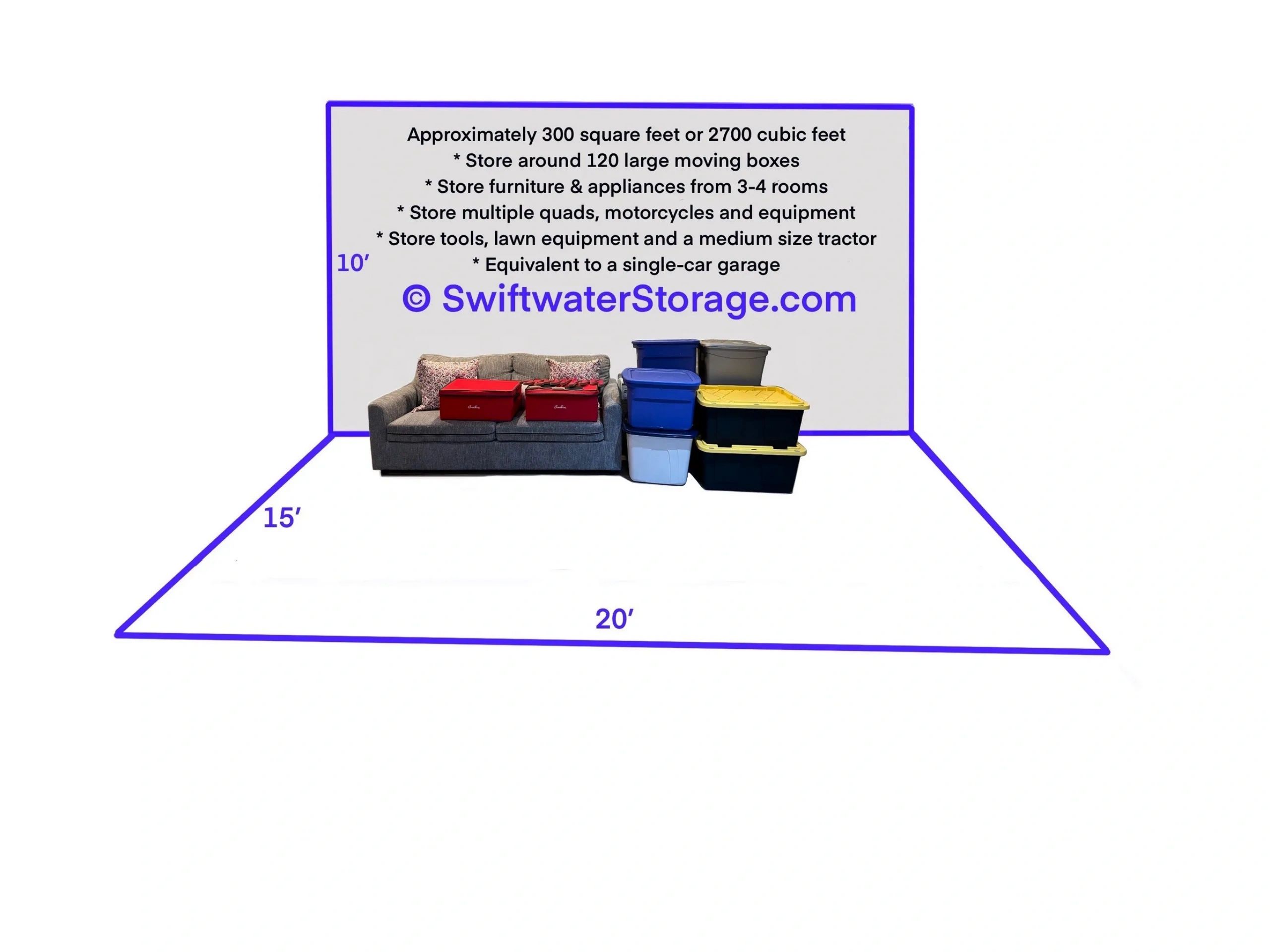 Large Self-Storage Units in Cle Elum, Washington 98922; 15x20 Storage Units