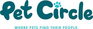 Logo of Pet Circle with a paw print design and tagline.