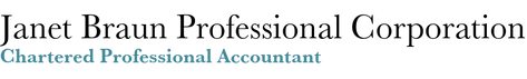Janet Braun Professional Corporation
Chartered Professional Accou