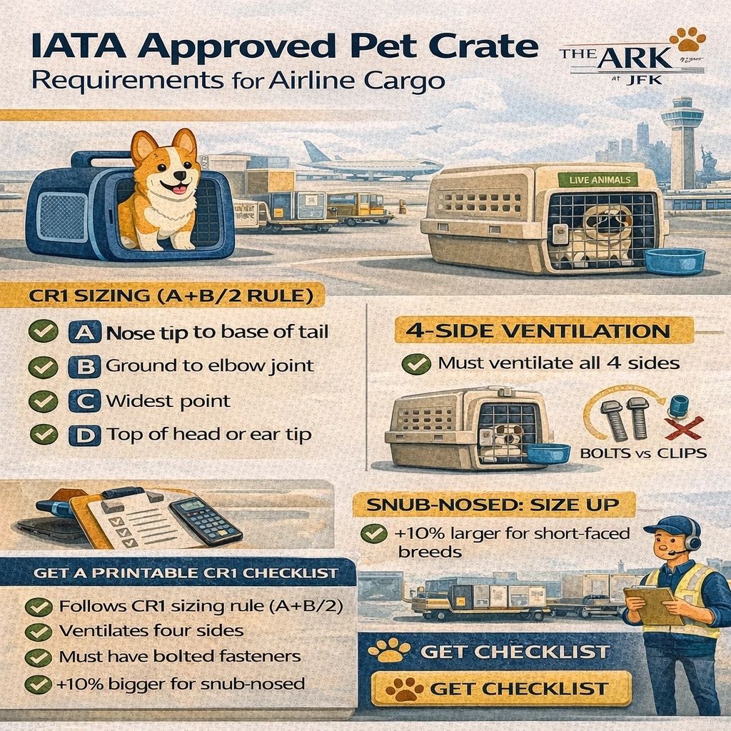Photo inspiration: Picture Idea: Iata Approved Pet Crate Requirements Cr1 Size Checklist