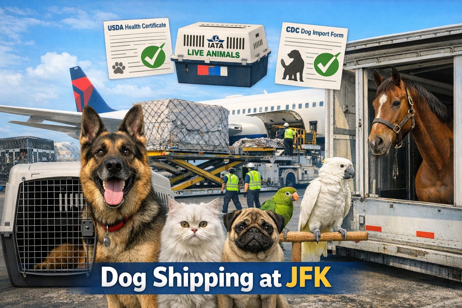 Dog Shipping JFK: Species Rules That Matter