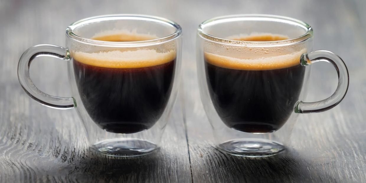 Espresso in Glass Cups