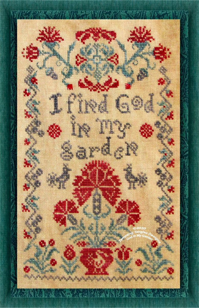 Cottage Garden Samplings Kitchen Prayer - Cross Stitch Pattern