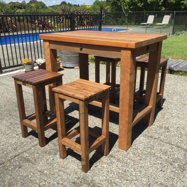 Strongbarn Nz Made Wooden Outdoor Furniture, Rustic Wooden