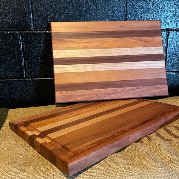 Recycled wooden chopping boards strongbarn woodshop
