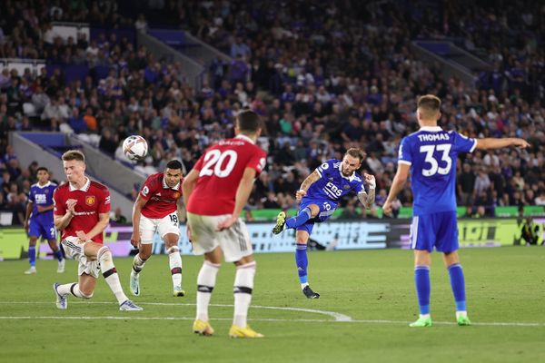 action photo during a soccer game