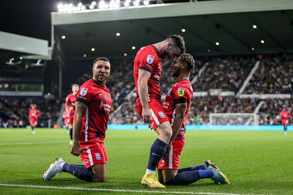 Birmingham City FC celebration Photo by James Holyoak.