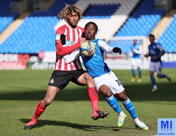 sports images of Peterborough United's Siriki Dembele