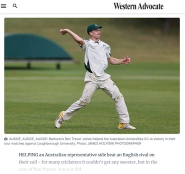 Tearsheeet from James Holyoak Sports Photographer in Leicester