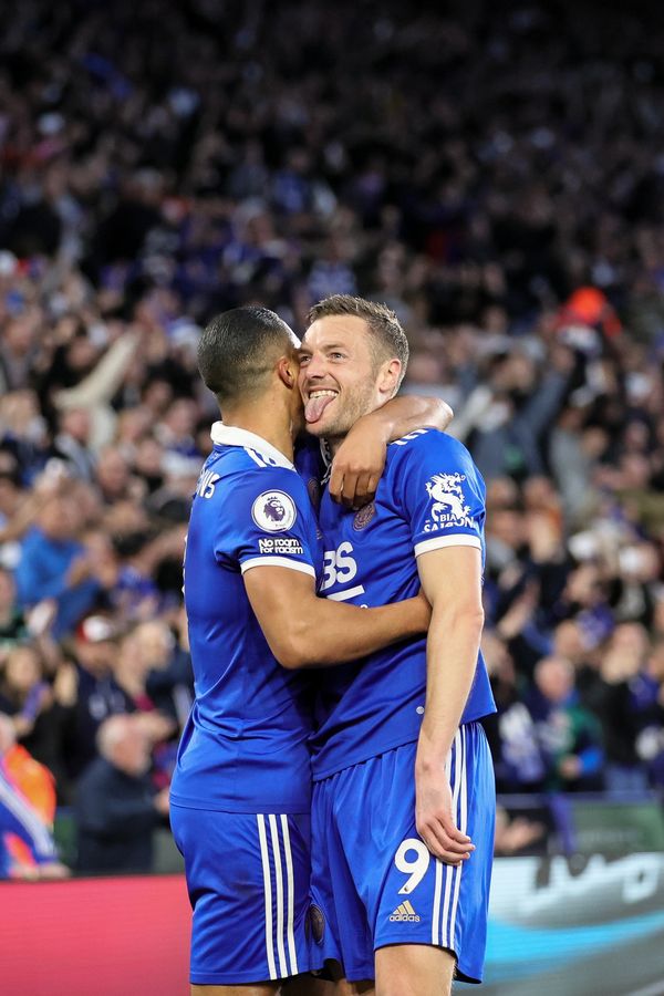 Jamie Vardy Celebrates