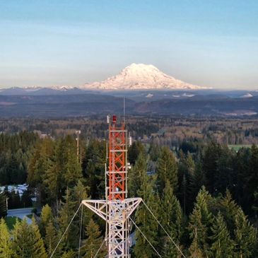 Our graham, WA site with Mt Rainier in the backdrop
