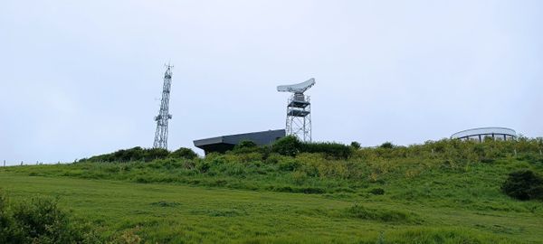 White Cliffs of Dover.  Coastgaurd station. England coastal path.  Old saxon shore