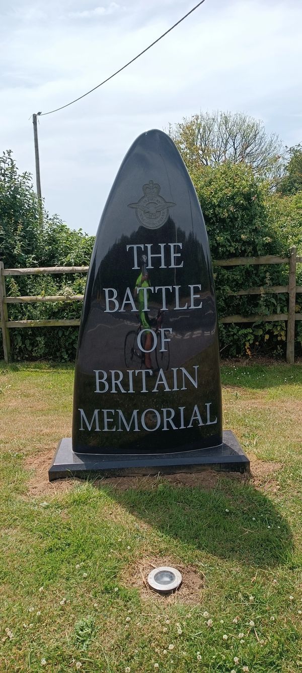 Battle of Britain Memorial. Spitfires.White cliffs of dover.caple-le-ferne.Saxon shore.Kent coast