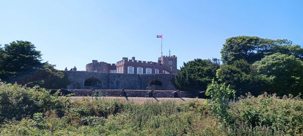 Walmer Castle from the outside.