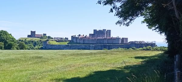 Dover Castle from the A258.
