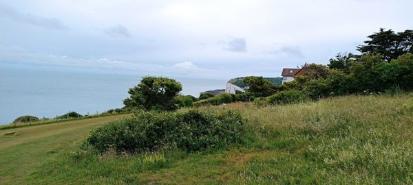 White Cliffs of Dover. Kingsdown lookingto St Margret's Bay. Saxon Shore Way. England Coastal Path.