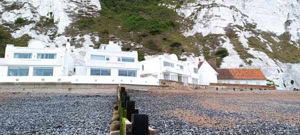 St Margret's Bay. Saxon Shore Way. England Coastal Path. Noel Coward, Ian Flemming's house.