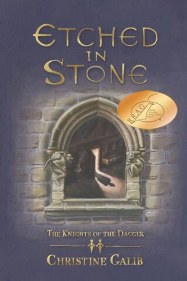 Book cover of Etched in Stone by Christine Galib.