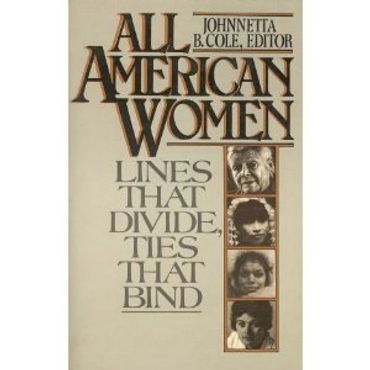 Book cover of All American Women by Johnnetta B. Cole.