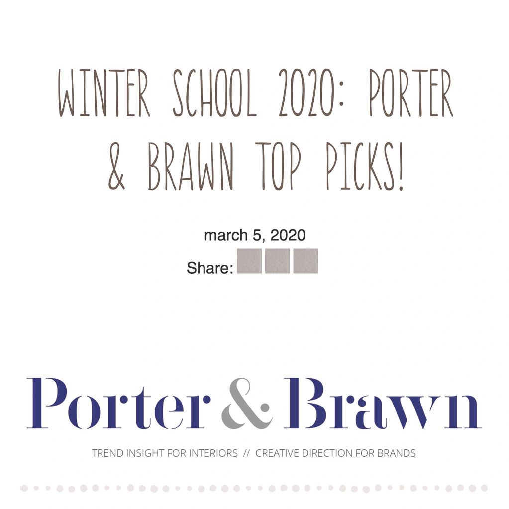 Porter and Brawn Top Picks 2020