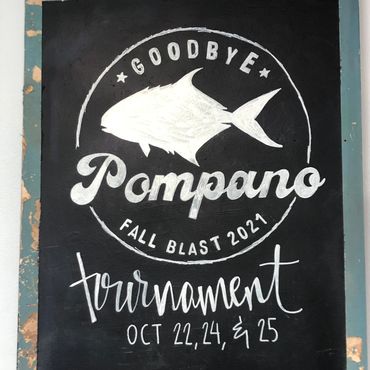 Goodbye Pompano Fall Blast 2021 Chalkboard for Lost Key Outdoors
Calligraphy Services