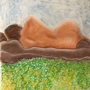 Wake Up!
Oil Pastel + Conte Crayon
November 2020
