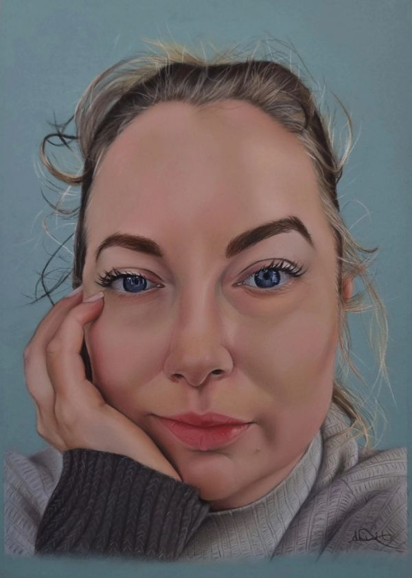 Pastel portrait