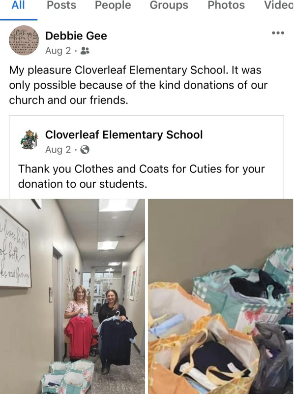 Cloverleaf elementary school post 
