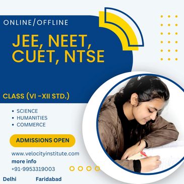 Admissions open for JEE, NEET, CUET, NTSE classes online/offline for VI-XII.