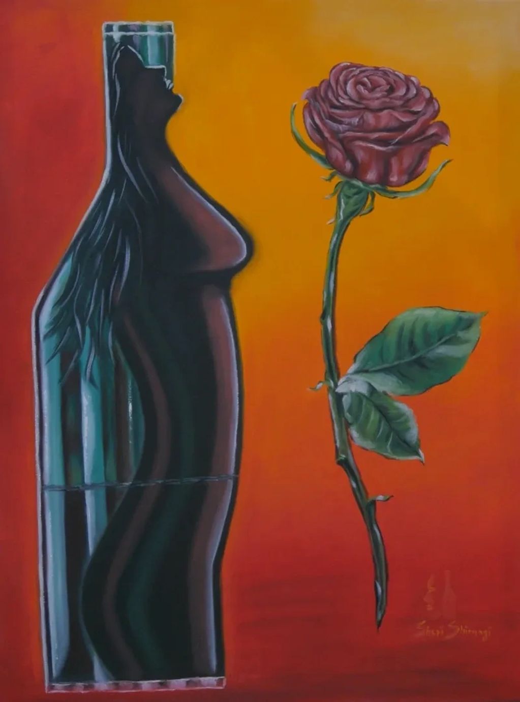 wine, wine bottle, red wine, woman, hair, breast, body, Love, holy, spirit, holy spirit, need, want,