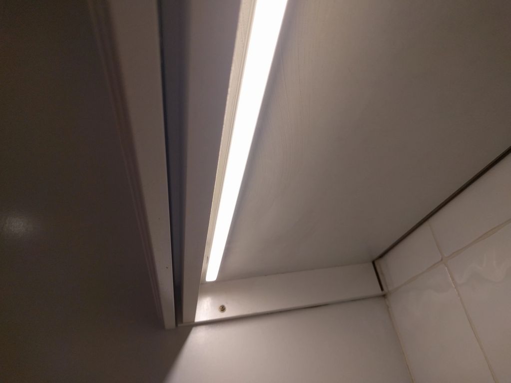 LED strip kitchen cabinet lighting by Circitas Ltd electrician