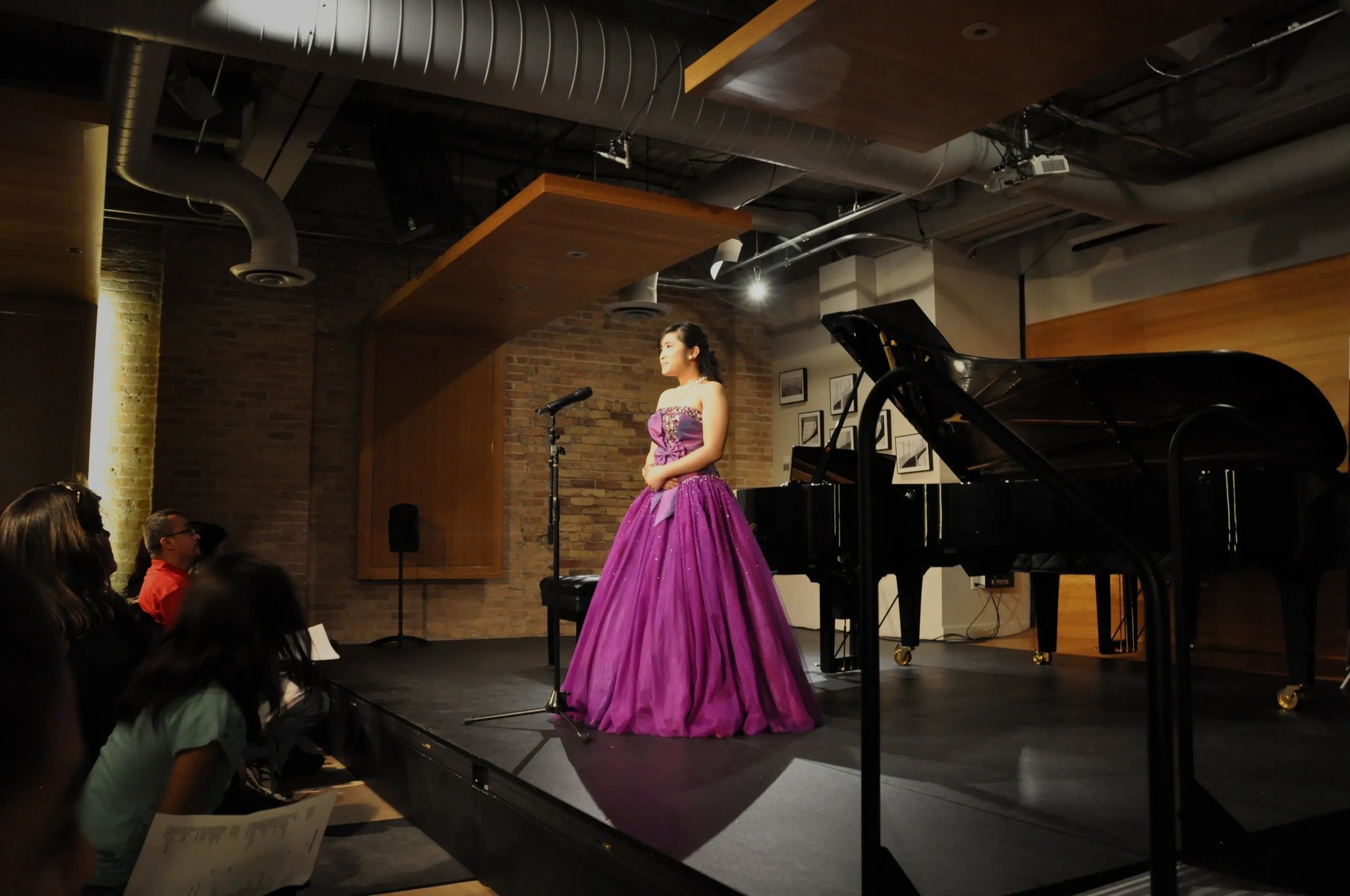 Recording studio interior for Fox Valley Fine Arts