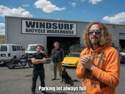 Gerry Mountain Windsurf Bicycle Warehouse Side Gig