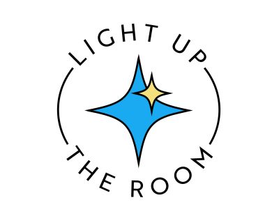 Blue star logo with "Light Up The Room" text.
