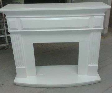 Mantle custom painted with a factory finish for a new look!