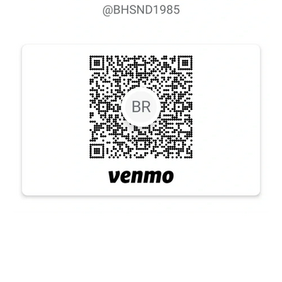 Venmo QR code for BHSND Reunion payments.