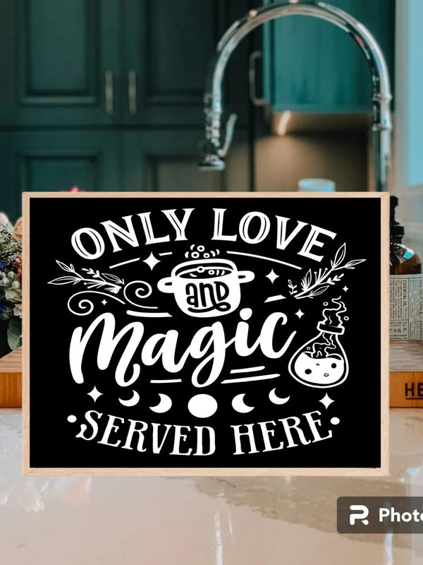 Witches kitchen sign.